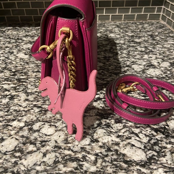 Coach Cassie 19 in Deep Plum - Picture 5 of 8